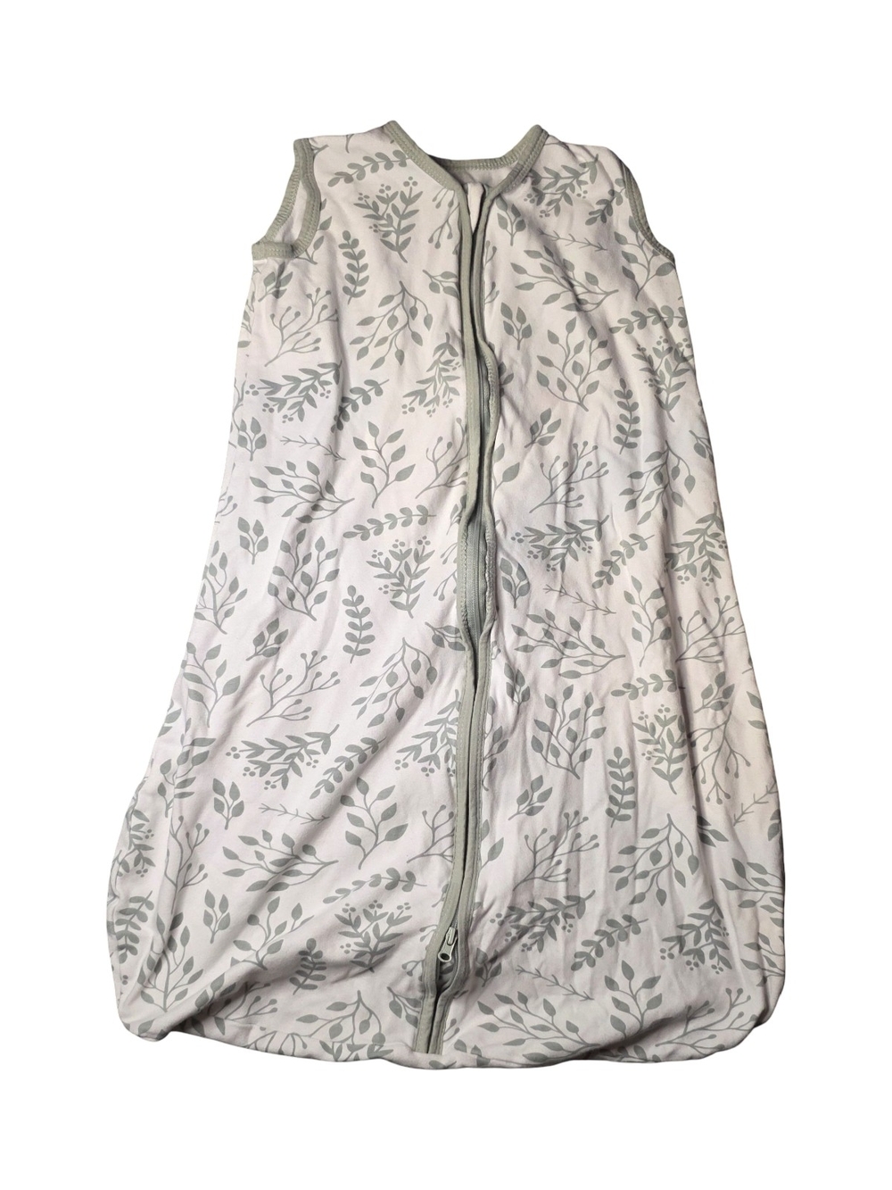 Botanical Print Baby Sleep Sack Approx 12M Neutral Wearable Blanket 27”